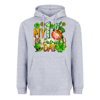 Heather Grey my 1st st patricks day Heavyweight Hoodie - FaDigitalArtStudio