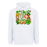 White my 1st st patricks day Heavyweight Hoodie - FaDigitalArtStudio
