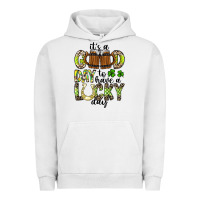 Pigment Lunar Rock It's a Good Day To Have a Lucky Day Urban Hoodie - CowhideDigitalArt