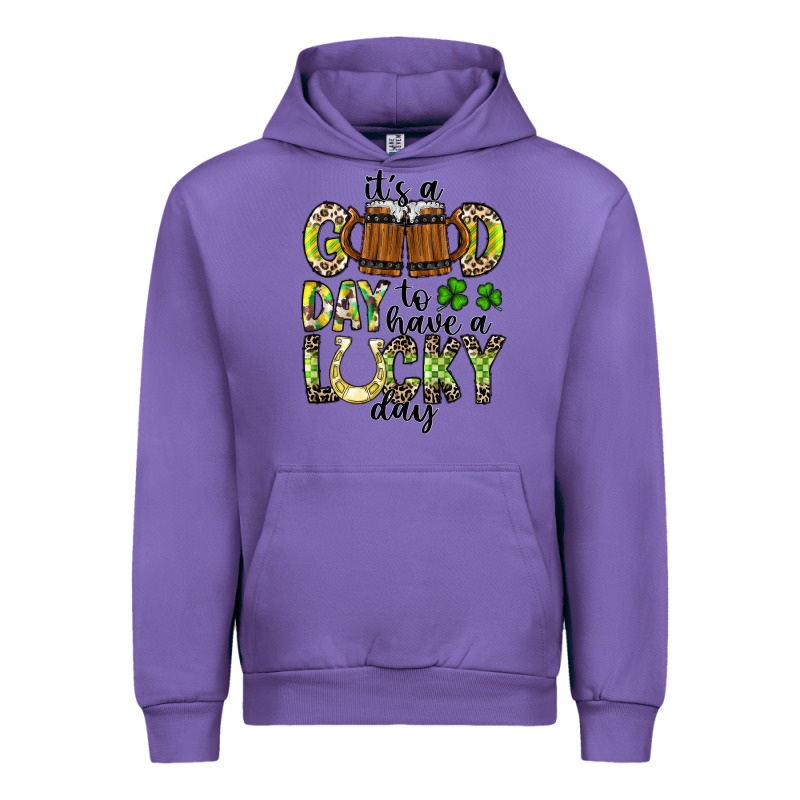 It's A Good Day To Have A Lucky Day Urban Hoodie by CowhideDigitalArt | Teevron