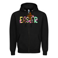Black Easter crown of thorns Easter Day Zipper Hoodie - HowdyJamesFarm