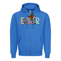 True Royal Easter crown of thorns Easter Day Zipper Hoodie - HowdyJamesFarm