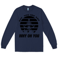 Navy EFF You See Kay Why Oh You Skeleton Yogas Vintage Long Sleeve Tee - Bettercallsaul