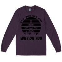 Plum EFF You See Kay Why Oh You Skeleton Yogas Vintage Long Sleeve Tee - Bettercallsaul