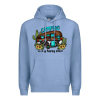 Colony Blue camping is my happy place2 Premium Hoodie - JahusDesignShop