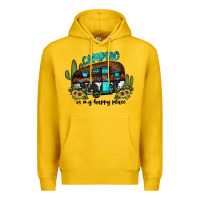 Lemon camping is my happy place2 Premium Hoodie - JahusDesignShop