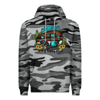 Slate Camo camping is my happy place2 Premium Hoodie - JahusDesignShop