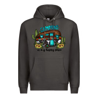 Smoke camping is my happy place2 Premium Hoodie - JahusDesignShop