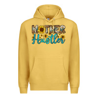 Antique Gold mother hustler Premium Hoodie - OliviaCreatesArt
