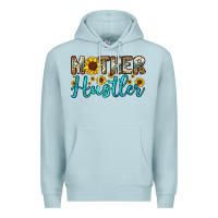 Blue Mist mother hustler Premium Hoodie - OliviaCreatesArt