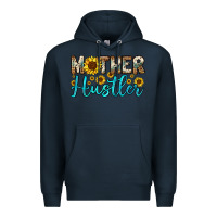 Navy mother hustler Premium Hoodie - OliviaCreatesArt