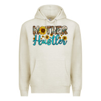 Oatmeal Heather mother hustler Premium Hoodie - OliviaCreatesArt