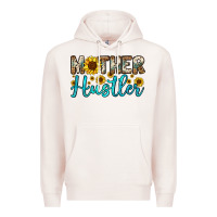 Pale Pink mother hustler Premium Hoodie - OliviaCreatesArt