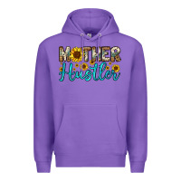 Purple mother hustler Premium Hoodie - OliviaCreatesArt