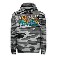 Slate Camo mother hustler Premium Hoodie - OliviaCreatesArt