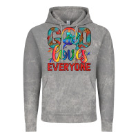 Cloud Rock Lgbtq God Loves Everyone With Unicorn Vintage Hoodie - BundleAndBundleShop