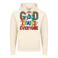 Vintage Artic Lgbtq God Loves Everyone With Unicorn Vintage Hoodie - BundleAndBundleShop