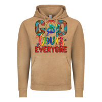 Lgbtq God Loves Everyone With Unicorn Vintage Hoodie | Teevron