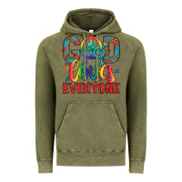 Vintage Olive Lgbtq God Loves Everyone With Unicorn Vintage Hoodie - BundleAndBundleShop