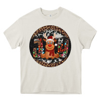 Cream joy reindeer christmas ornament Heavy Core Tee - Jasminsmagicworld