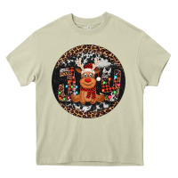 Mossy joy reindeer christmas ornament Heavy Core Tee - Jasminsmagicworld