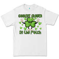 White coolest clover to pinch Premium Tee - MaliasSmallBusiness