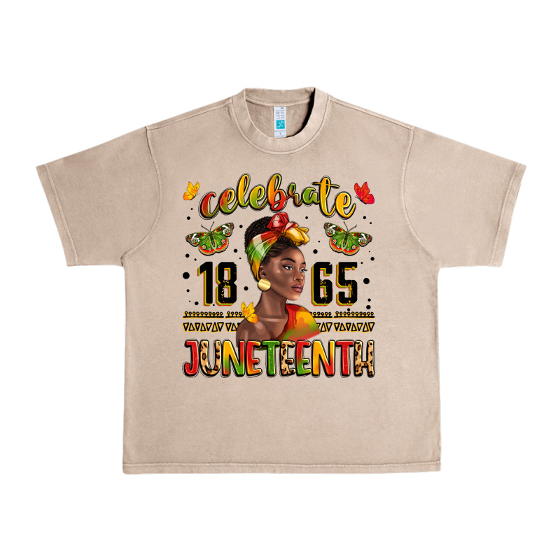 Celebrate 1865 Juneteenth With Black Woman Urban Heavy Tee by LillyAllenDesigns | Teevron