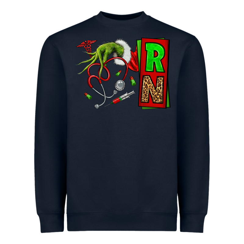 Christmas Character  Nurse Heavyweight Sweatshirt by NancyCooperArtShop | Teevron