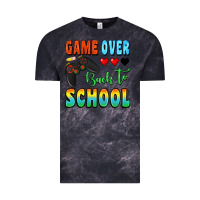 Cloud Black game over back to school Vintage Tee - BundleAndBundleShop