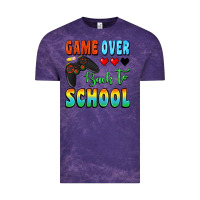 Cloud Purple game over back to school Vintage Tee - BundleAndBundleShop