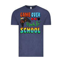 Vintage Denim game over back to school Vintage Tee - BundleAndBundleShop
