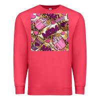 Cardinal mom coffee cups with leopard seamless pattern bbs Premium Sweatshirt - BundleAndBundleShop