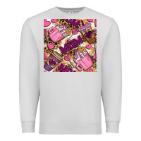 Dove Grey mom coffee cups with leopard seamless pattern bbs Premium Sweatshirt - BundleAndBundleShop