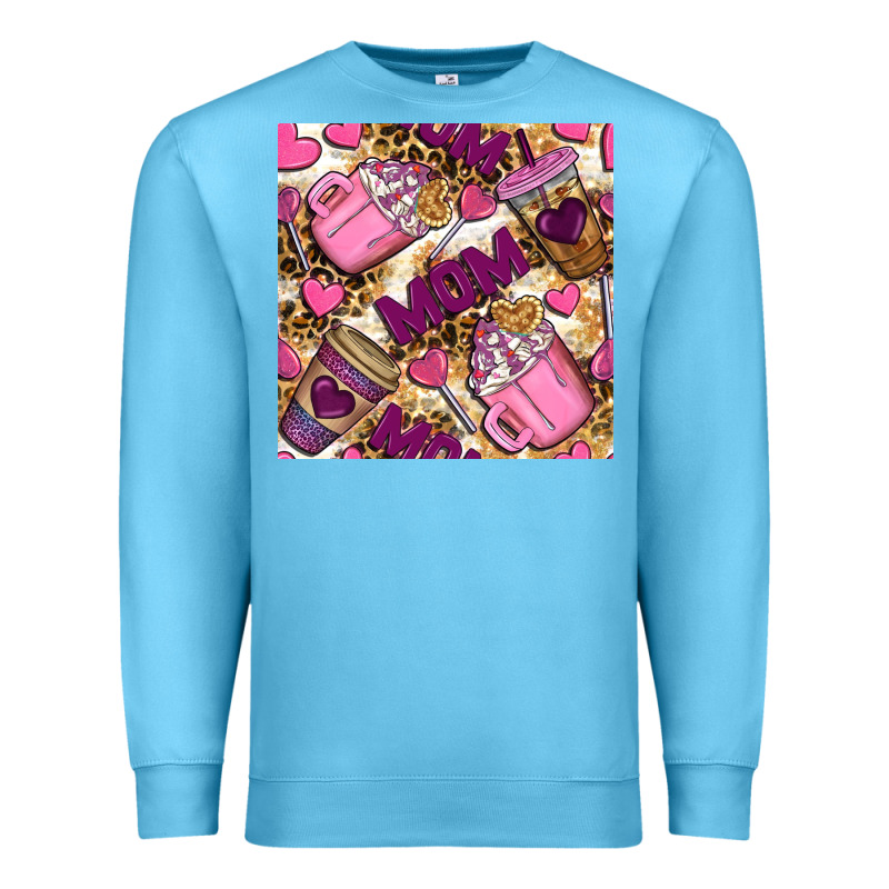 Mom Coffee Cups With Leopard Seamless Pattern Bbs Premium Sweatshirt by BundleAndBundleShop | Teevron