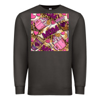 Smoke mom coffee cups with leopard seamless pattern bbs Premium Sweatshirt - BundleAndBundleShop