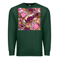 Sports Green mom coffee cups with leopard seamless pattern bbs Premium Sweatshirt - BundleAndBundleShop