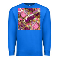 True Royal mom coffee cups with leopard seamless pattern bbs Premium Sweatshirt - BundleAndBundleShop