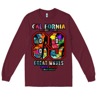 Burgundy California 89 Long Sleeve Tee - Bettercallsaul