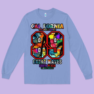 California 89 Long Sleeve Tee Designed By Bettercallsaul