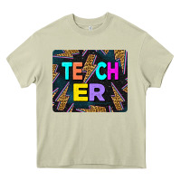 Mossy Teacher Flash Heavy Core Tee - LillyAllenDesigns