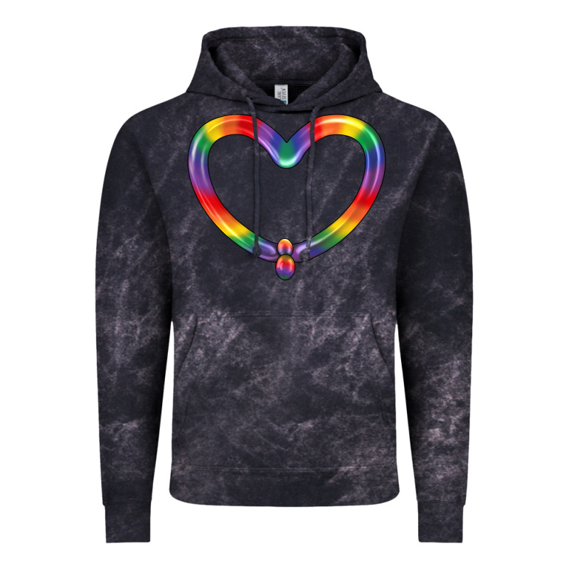 Lgbtq Heart Balloon Vintage Hoodie by BundleAndBundleShop | Teevron