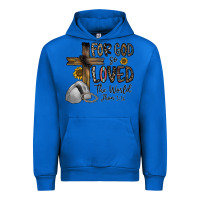 Cobalt for god so loved the world jhon Urban Hoodie - CowhideDigitalArt