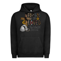 Pigment Black for god so loved the world jhon Urban Hoodie - CowhideDigitalArt