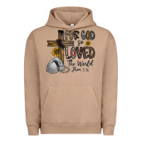Pigment Burro for god so loved the world jhon Urban Hoodie - CowhideDigitalArt