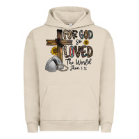 Pigment French Oak for god so loved the world jhon Urban Hoodie - CowhideDigitalArt