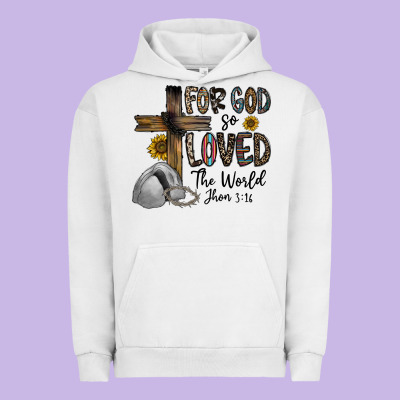 For God So Loved The World Jhon Urban Hoodie Designed By Cowhidedigitalart