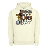 Pigment Pistachio for god so loved the world jhon Urban Hoodie - CowhideDigitalArt