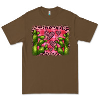 Cacao valentine's day cactus background Premium Tee - JahusDesignShop