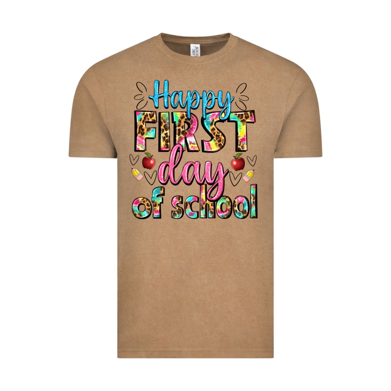 Happy First Day Of School Vintage Tee by BundleAndBundleShop | Teevron
