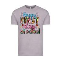 Vintage Zinc happy first day of school Vintage Tee - BundleAndBundleShop